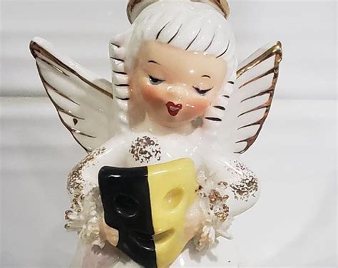 Vintage Napco October Angel Angel Of The Month October Birthday