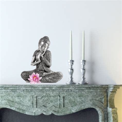 Sticker Muraux Zen Sticker Mural Bouddha Et De Lotus Ambiance