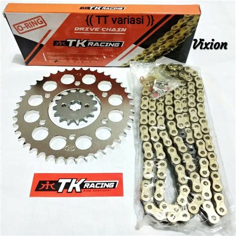 Jual Gear Set Tk Racing Vixion Old Vixion New Rantai O Ring Hpo