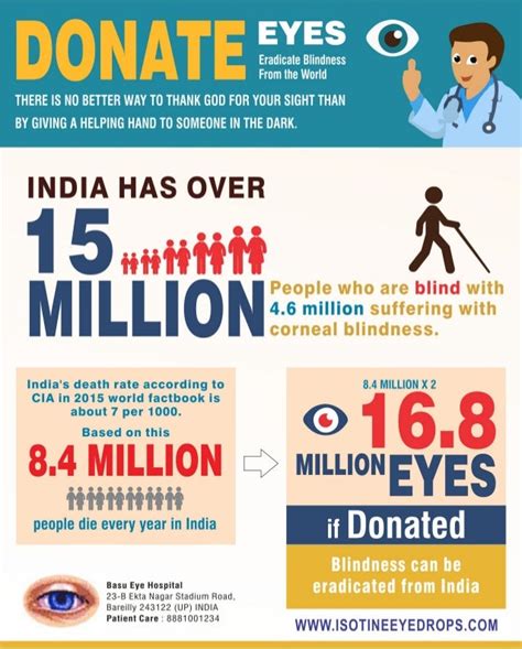 Donate Eyes Eradicate Blindness Infographic