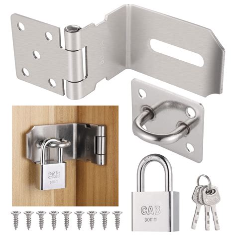 Buy Door Hasp And Ste With Padlock 90 Degree Door Lock With Keys And