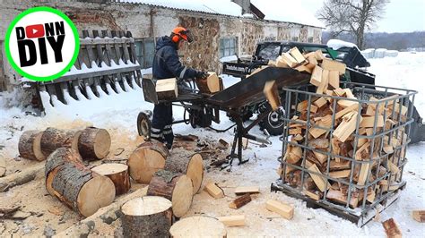 Hauling Cutting Splitting Firewood Log Splitter Mod Youtube