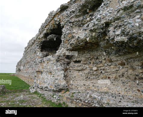 Richborough Roman Fort Stock Photo Alamy