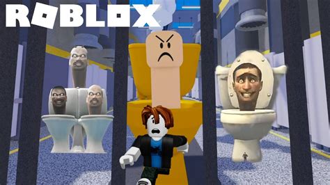 Skibidi Toilet En Roblox Pelo Tocino Escapa Del Cuartel De Los