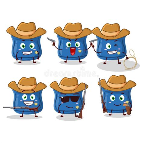 Cool Cowboy Thyme Cartoon Character With A Cute Hat Stock Vector