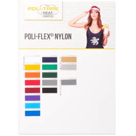 Carta De Colores Para Vinilos Poli Flex Nylon De Poli Tape Brildor