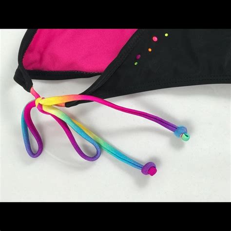 Joe Boxer Swim Lg Joe Boxer Black Neon Bikini Bottom Poshmark