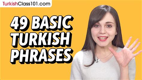 49 Basic Turkish Phrases For All Situations To Start As A Beginner Youtube