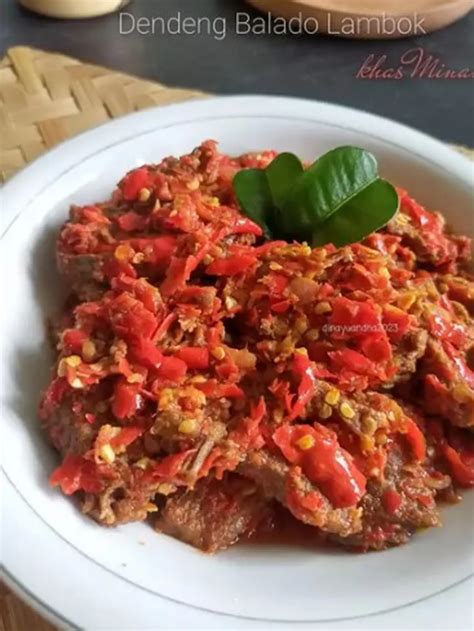 3 Resep Praktis Dendeng Balado Lauk Pendamping Nasi Hangat Yang Bikin