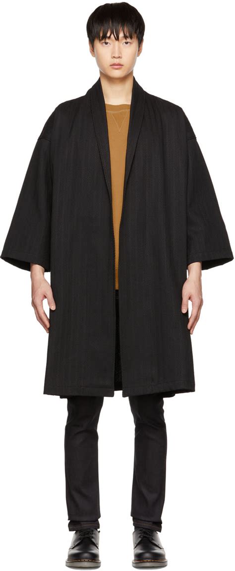 SSENSE Exclusive Black Coat By Naked Famous Denim On Sale