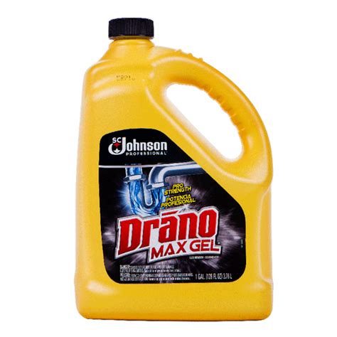 Sc Johnson Drano Max Gel Clog Remover 1 Gal Optimus Dental Supply