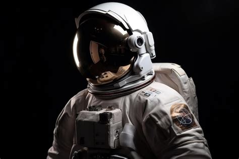 Premium Ai Image A Man Wearing A Space Suit With The Word Nasa On The Front