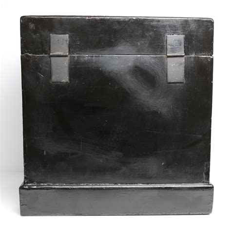 Antique Jewelry Chest Japanese Black Lacquer For Sale At 1stdibs Japanese Black Lacquer