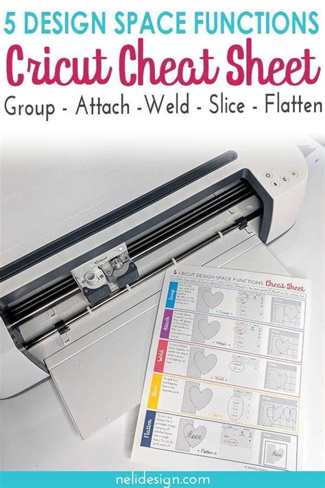 Free Printable Cricut Cheat Sheets