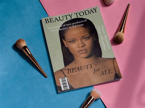 beauty magazine cover fs  behance