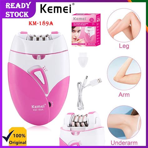 KEMEI Epilator Man Women Electric Lady Body Hair Remover Removal Shaver