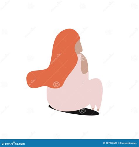 Pee Sitting Down No Peeing Standing Warning Vector Illustration