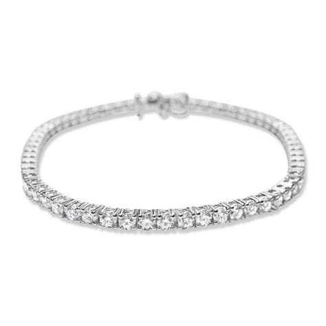 Diamond Tennis Bracelet In White Gold Adamas Fine Jewelry