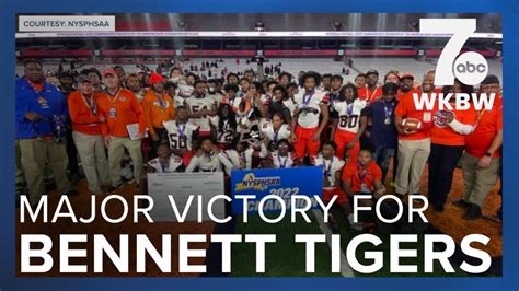 Bennett Tigers football team wins state championship