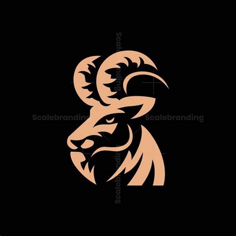 Goat Logo | Goat logo, Simple logo, Laser art