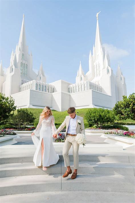 San Diego LDS Temple Wedding | Parker & Emme | Lds temples wedding, Lds ...