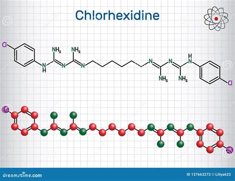 Chlorhexidine Structure