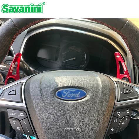 Savanini Aluminum Steering Wheel Shift Paddles Shifter Extension For