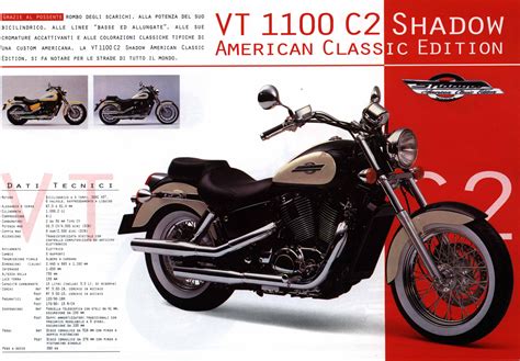 Honda VT1100 C2 Shadow American Classic Edition Brochure