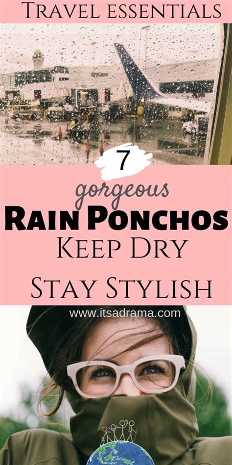 Of The Best Rain Ponchos No More Soggy Pants It S A Drama Travel