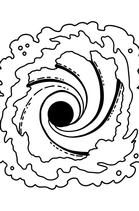 Coloriage Trou Noir Pour Les Enfants En Ligne Ou Imprimer