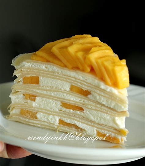 Table For 2 Or More Mango Mille Crepe Cake