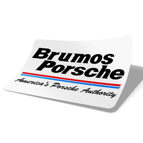 Brumos Porsche American's Porsche Authority Vintage IMSA Racing Sticker ...