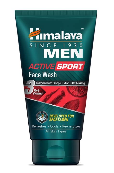 Himalaya Face Wash Men Active Sport 75Ml – S Indira Super Market