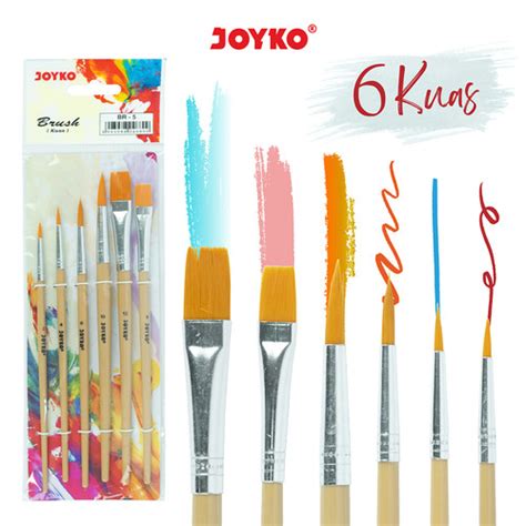 Jual Brush Kuas Cat Air Cat Minyak Lukis Acrylic Joyko Br