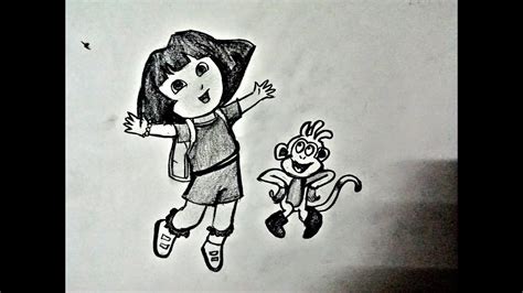 Dora Bujji Drawing Easy Drawing Dora Step By Stepdorabujji Drawing