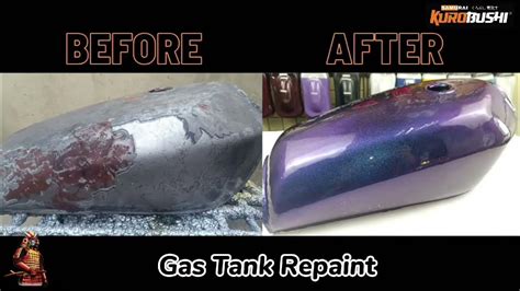 Repaint Motorcycle Gas Tank Gamit Ang Samuraipaint Youtube