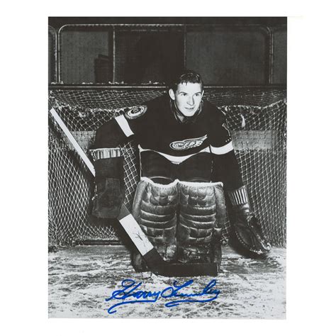 HARRY LUMLEY Signed Vintage Detroit Red Wings 8 X 10 Photo 70013