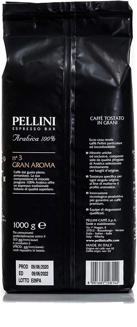 Pellini Caff Espresso Tostato In Grani Arabica N Da Kg