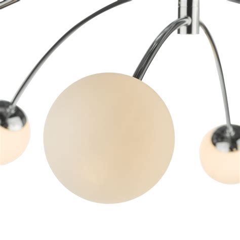 Modern Globe Arm Semi Flush Ceiling Light Stillorgan Decor