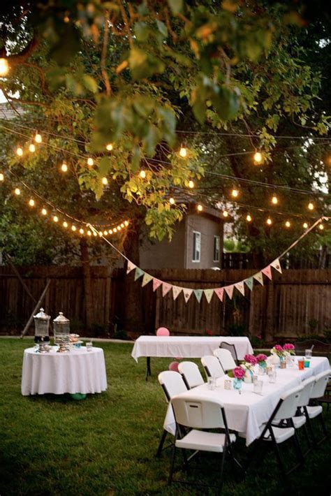 41 Best Outdoor Party Decor Ideas On Low Budget HomeMydesign