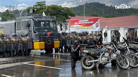 Polres Konawe Gelar Sispamkota Pemilu Serentak 2024 Telisik Id