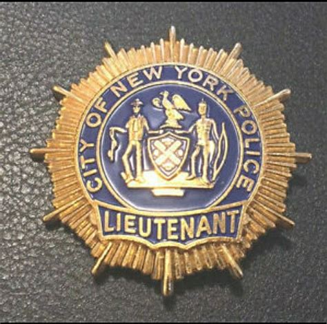 NYPD Lieutenant Badge | Badge, Nypd, Police