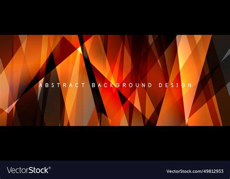 Breaking Glass Background Kaleidoscope Effect Vector Image