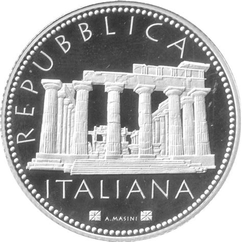 Italien 5 Euro 2013 Italien der Künste Tempel der Hera in Selinunt