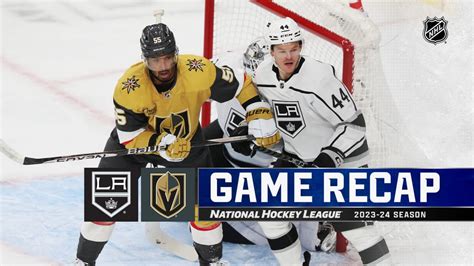 Kings defeat Golden Knights to stay perfect on road | NHL.com