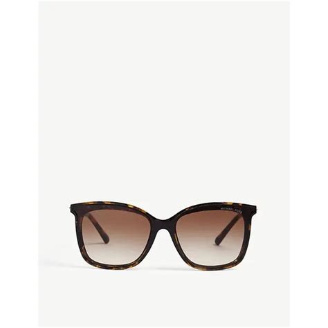 Michael Kors Zermatt Square Sunglasses Dark Tort Editorialist