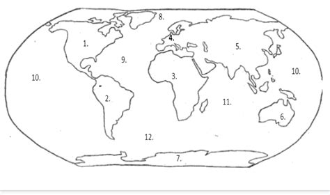 Mapa De Los Continentes Y Oceanos En Ingles Cloud Hot Girl Hot Sex