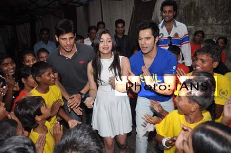 Siddharth Malhotra, Alia Bhatt and Varun Dhawan at SOTY promotion