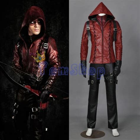 Seta verde 3 ª Temporada Arsenal Roy Harper Cosplay Red Battleframe