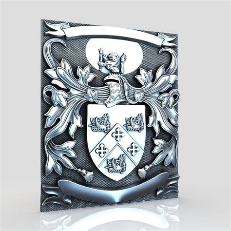 Knight Coat Of Arms 3d Model 3d Printable Cgtrader